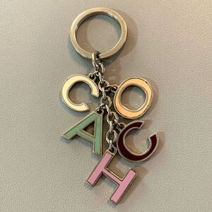 Coach Initial Keychain 